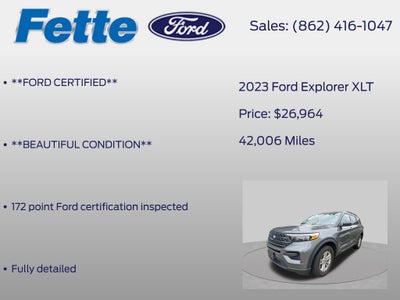 2023 Ford Explorer XLT