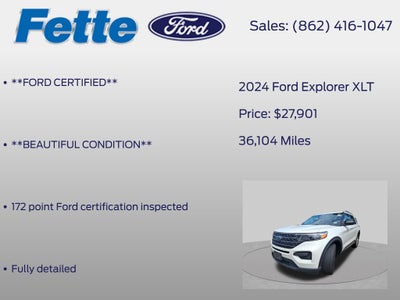 2024 Ford Explorer XLT