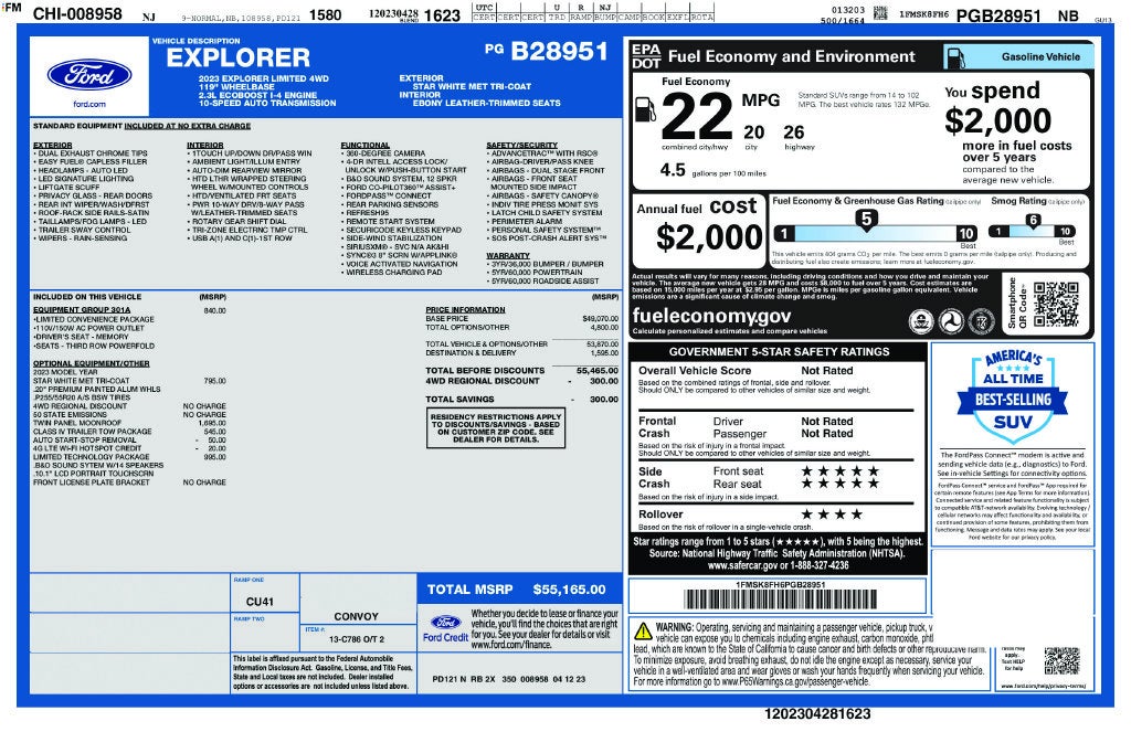 2023 Ford Explorer Limited