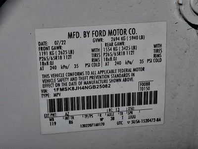 2022 Ford Explorer Timberline