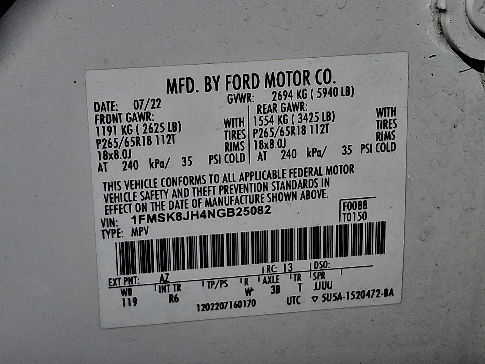 2022 Ford Explorer Timberline