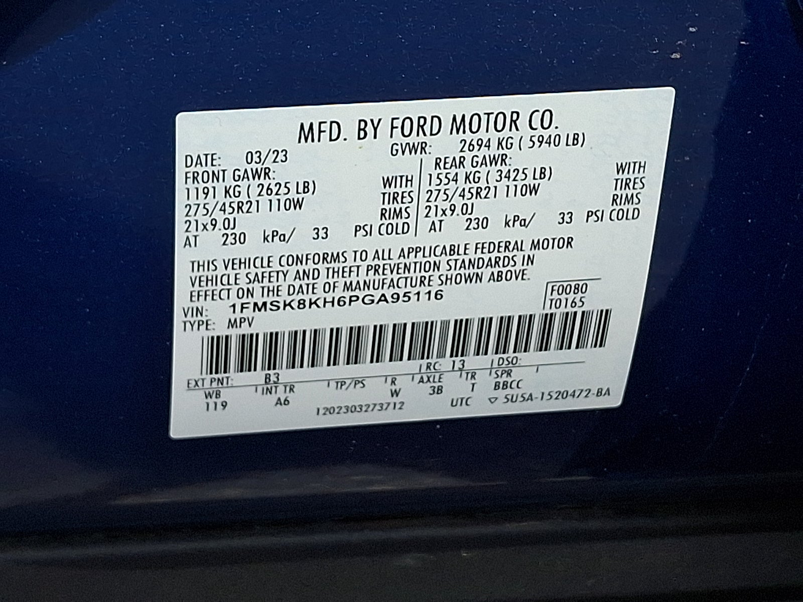 2023 Ford Explorer ST-Line