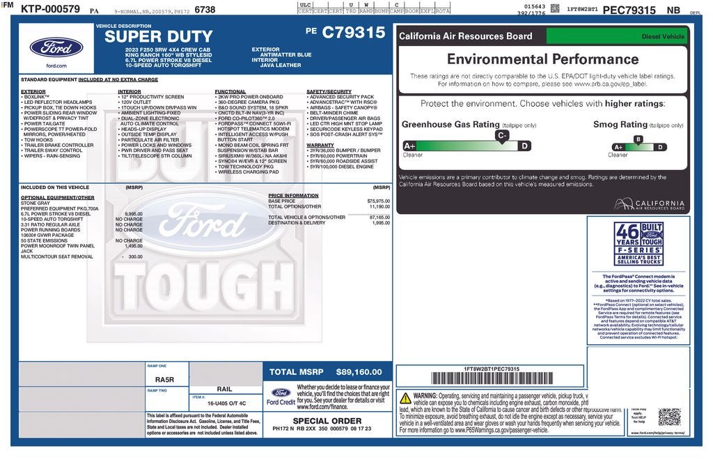 2023 Ford F-250SD King Ranch