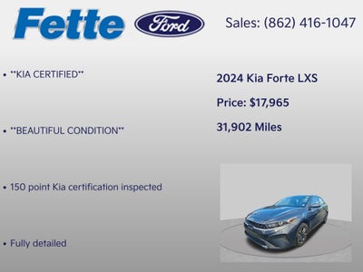 2024 Kia Forte LXS
