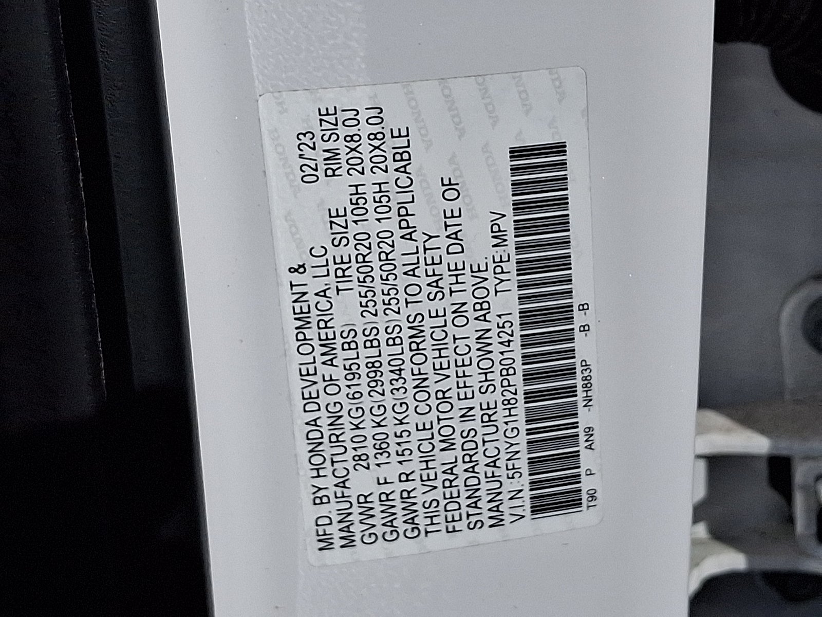 2023 Honda Pilot Elite