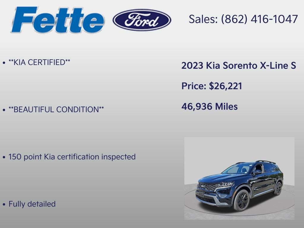 2023 Kia Sorento X-Line S