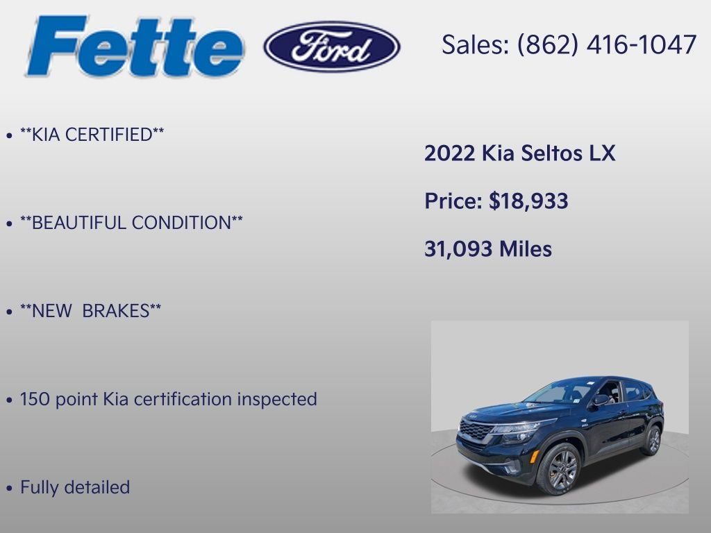 2022 Kia Seltos LX