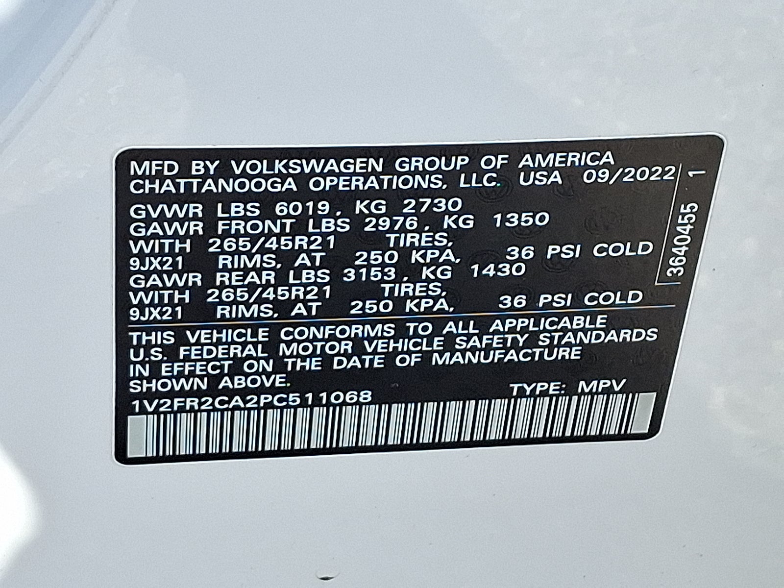 2023 Volkswagen Atlas 3.6L V6 SEL Premium R-Line
