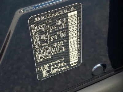 2022 INFINITI QX80 SENSORY AWD