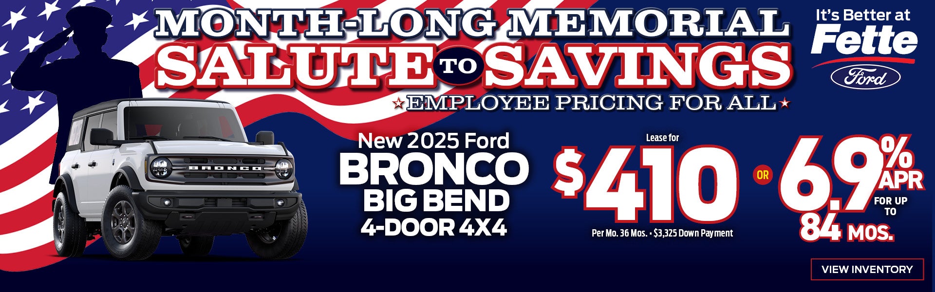 New 2025 Ford BRONCO BIG BEND 4-DOOR 4X4