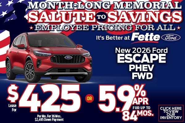 New 2026 Ford ESCAPE PHEV FWD