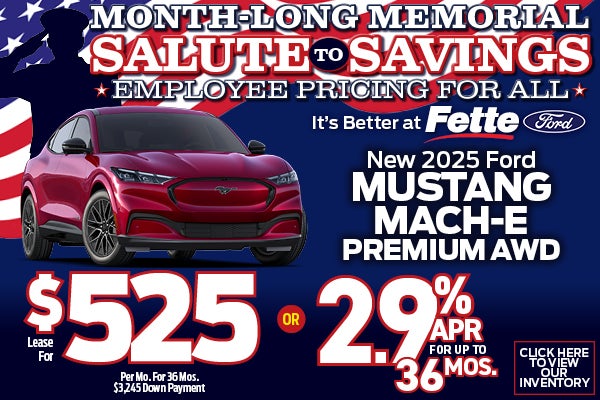 New 2025 Ford MUSTANG MACH-E PREMIUM AWD