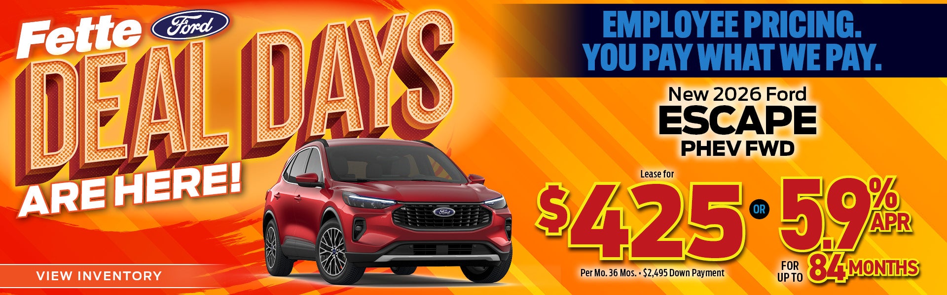New 2026 Ford ESCAPE PHEV FWD