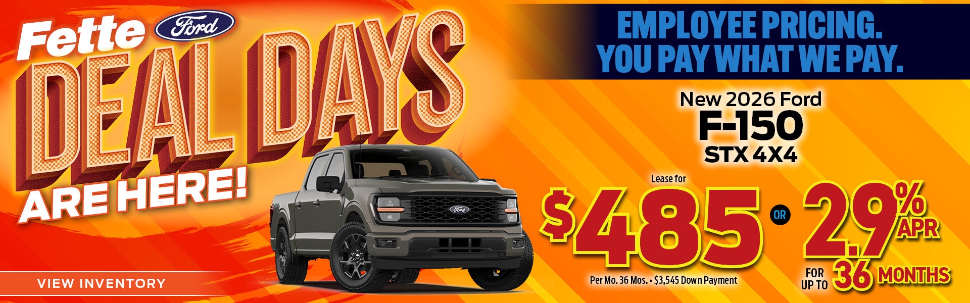 New 2026 Ford F-150 STX 4X4
