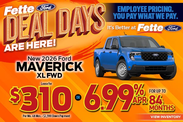 New 2026 Ford MAVERICK XL FWD