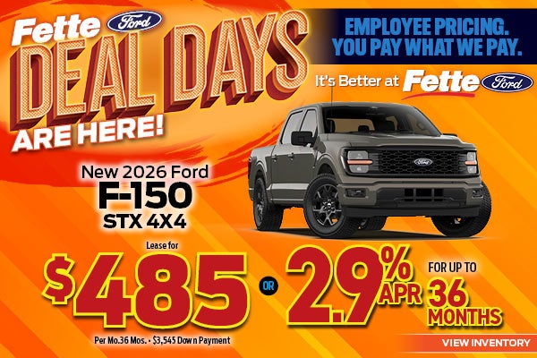 New 2026 Ford F-150 STX 4X4