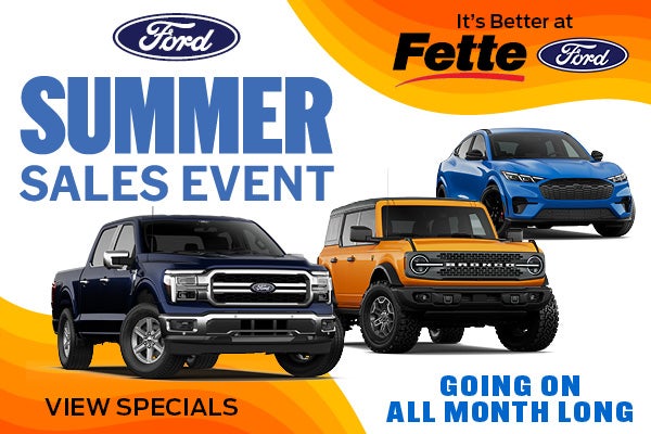 Ford August sale