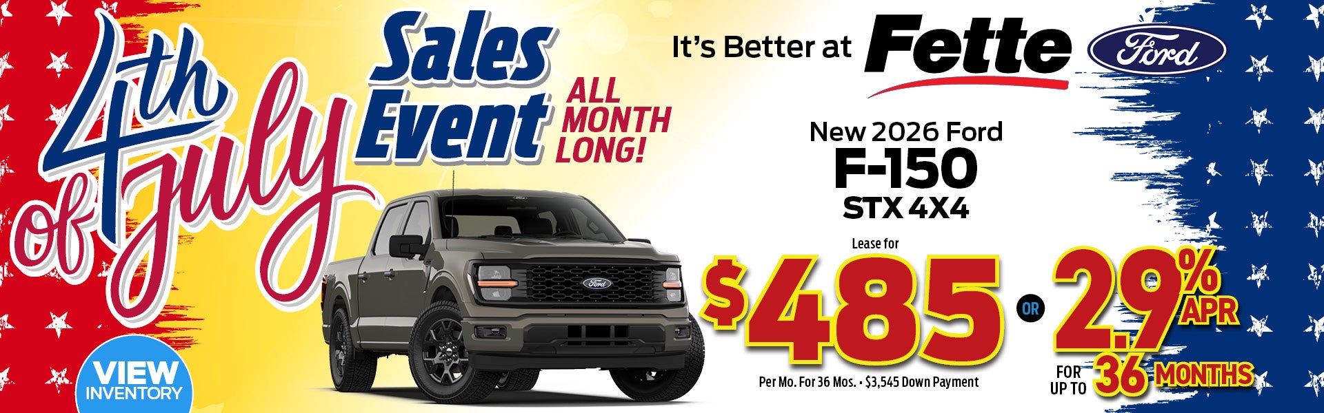 Ford F-150 485/mo