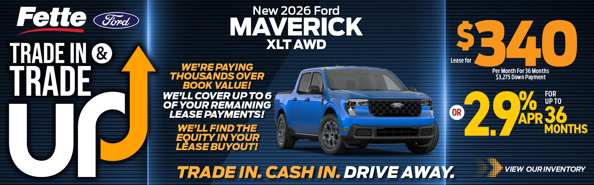 Maverick $340/mo