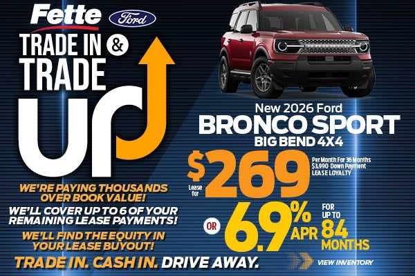 Bronco Sport 269/mo